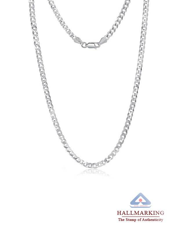 Italian Flat Cuban Link Chain : CUF80N6CS16INFL