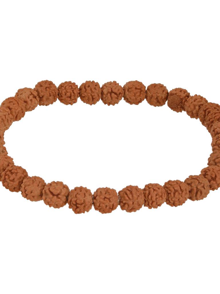 Original Rudraksha Spiritual Protection & Meditation Bracelet For Men & Women : STBR8204