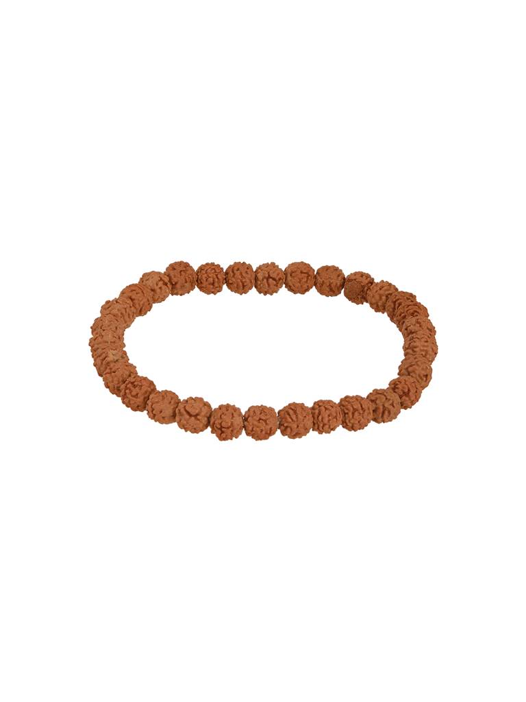 Original Rudraksha Spiritual Protection & Meditation Bracelet For Men & Women : STBR8204