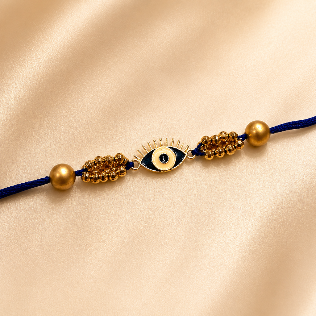 Eternz Certified Jewellery - Putstyle Evil Eye Rakhi For Brother (Adjustable)