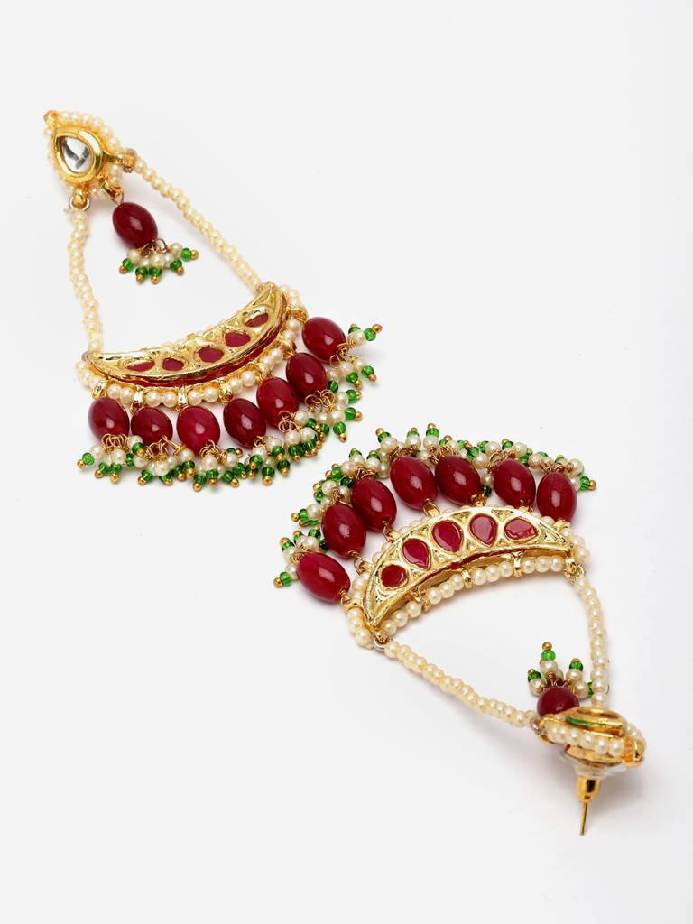 Laal Shaan Drop Earring : DGED23037