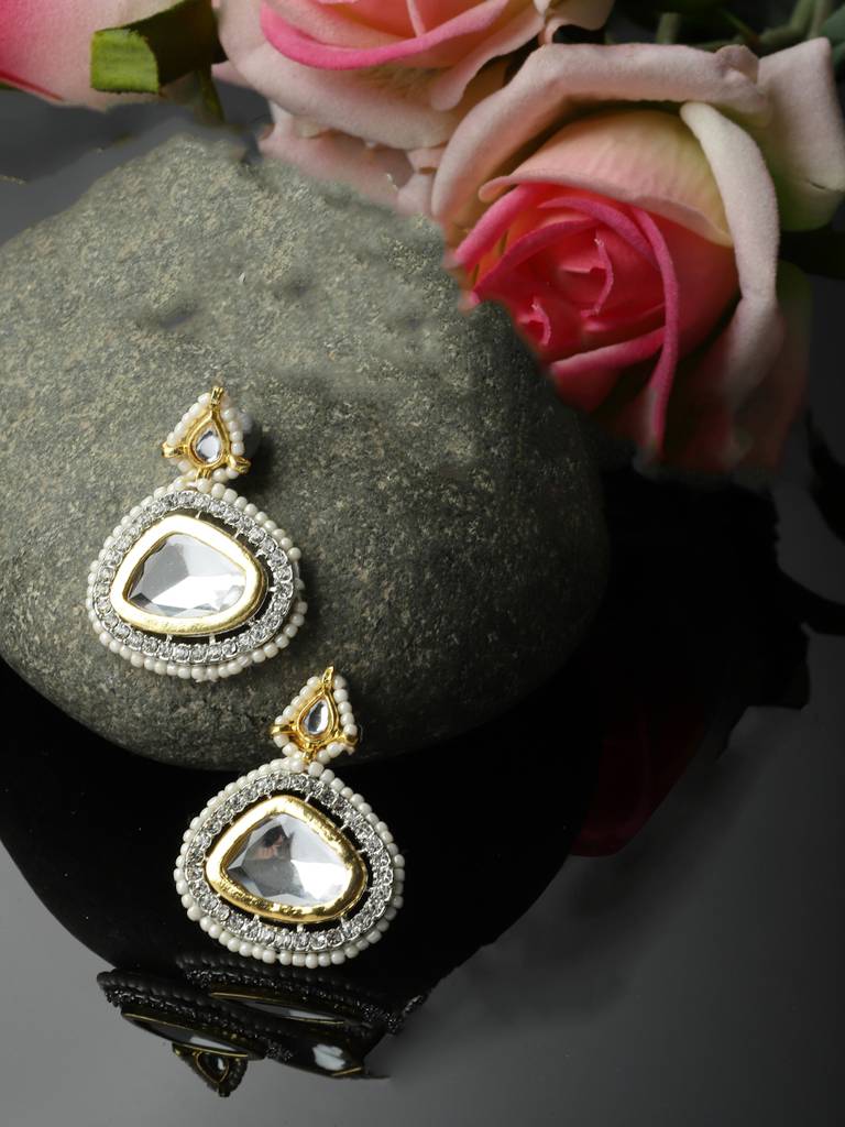 Platinum Drop Earring : DGED23041