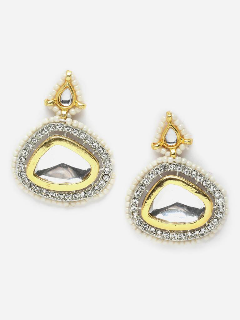 Platinum Drop Earring : DGED23041