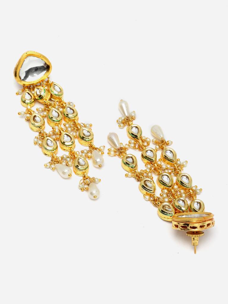 Zard Shikar  Drop Earring : DGED23043