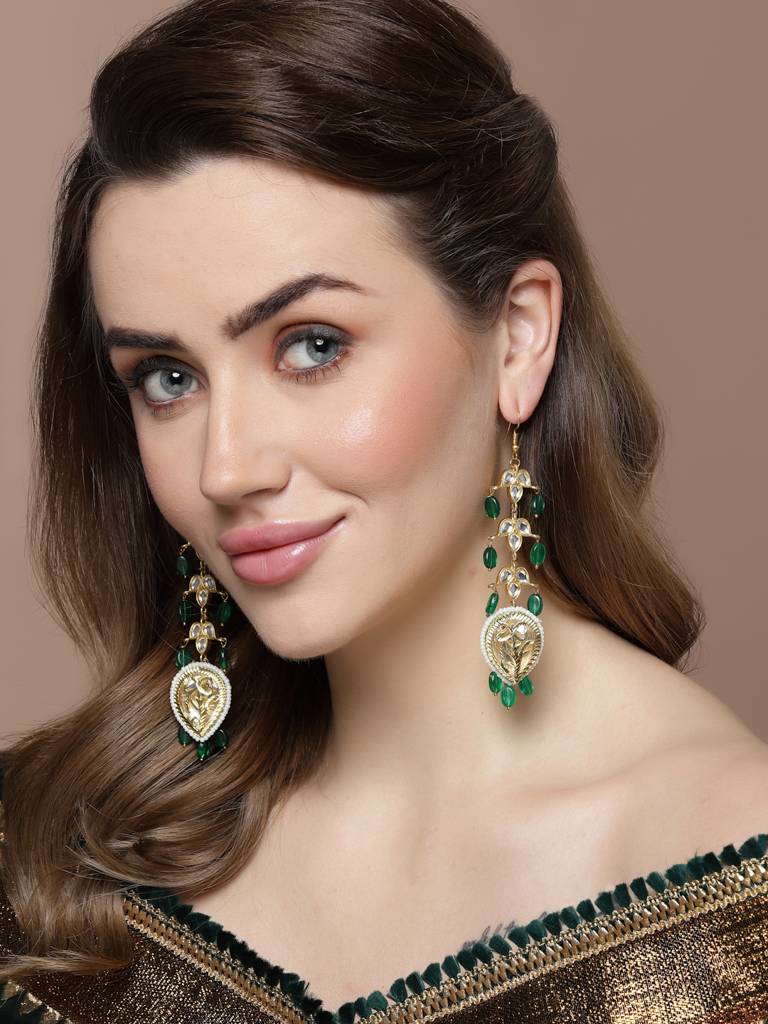 Lime Drop Earring : DGED23050