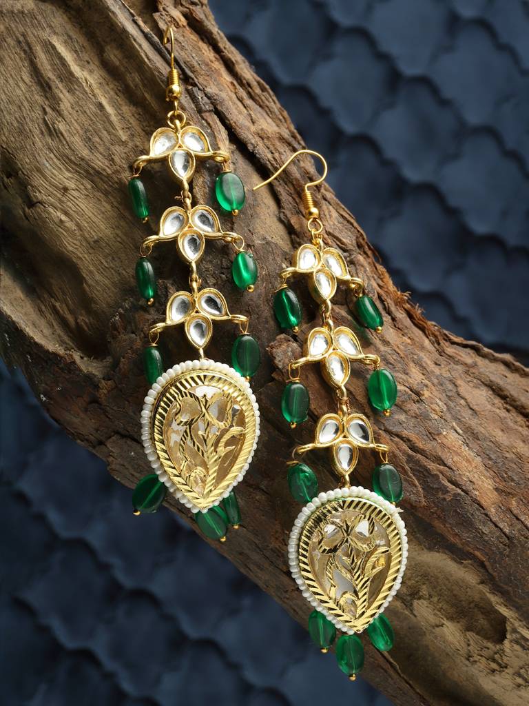 Lime Drop Earring : DGED23050