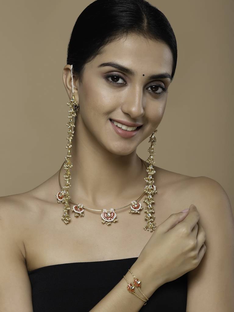 Zard Aandhi  Drop Earring : DGED23064