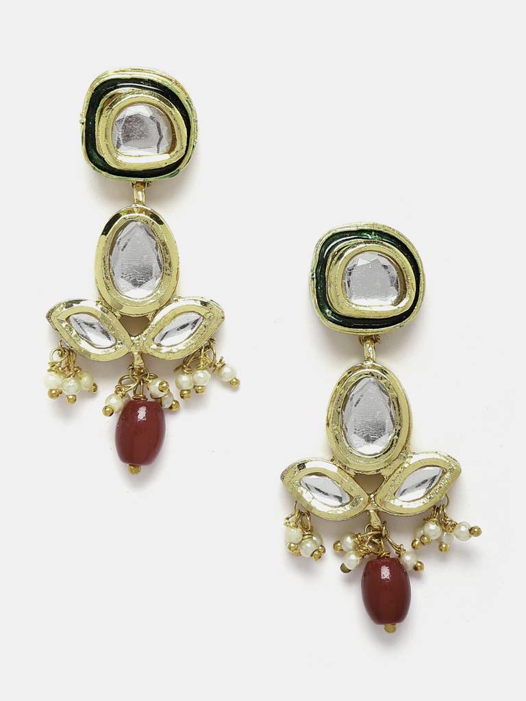 Shola Surkh Drop Earring : DGED23066