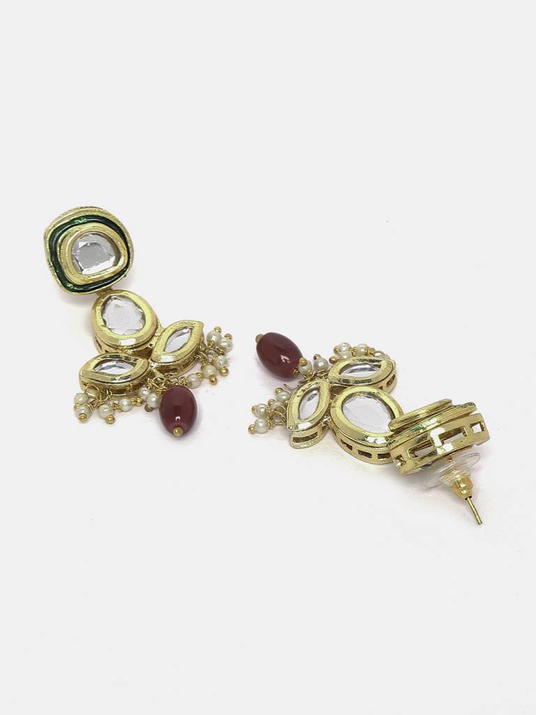 Shola Surkh Drop Earring : DGED23066