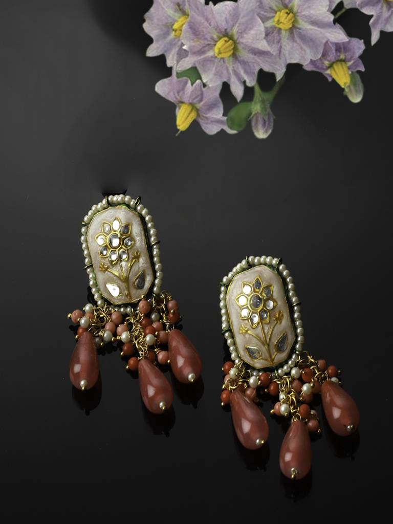 Carnation Drop Earring : DGED23068