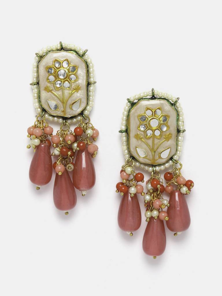 Carnation Drop Earring : DGED23068