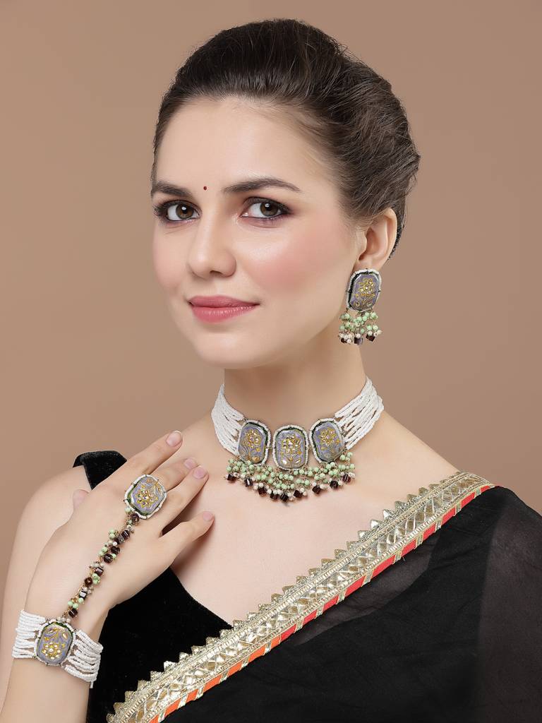 Neela Daaman Drop Earring : DGED23081
