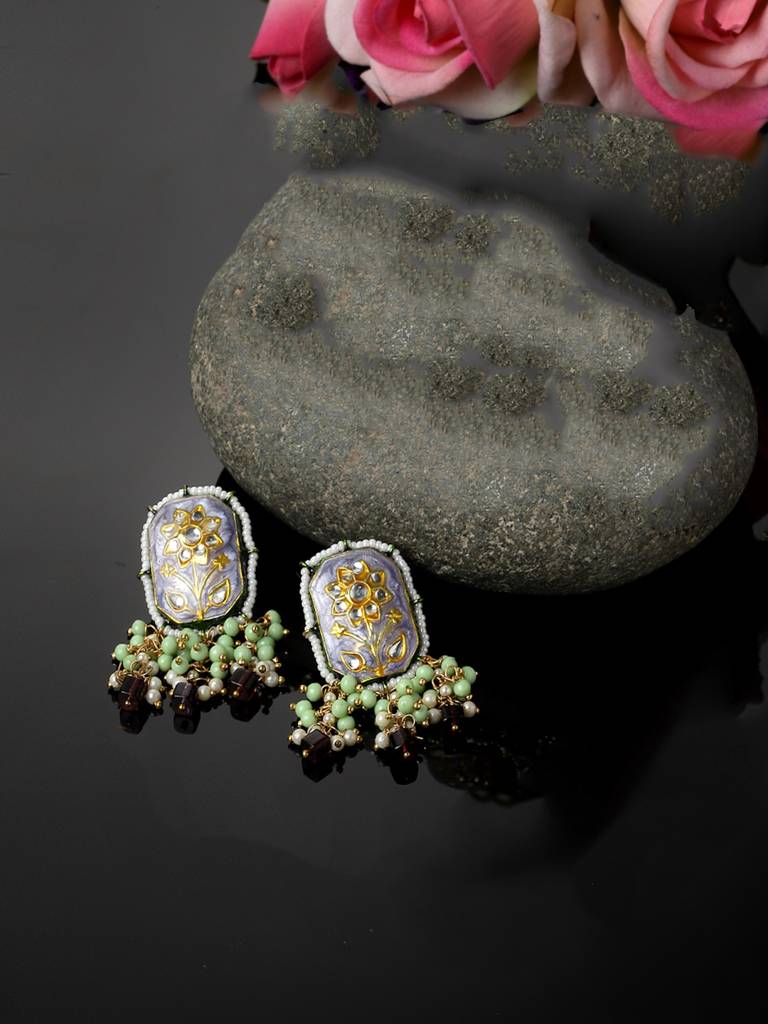 Neela Daaman Drop Earring : DGED23081