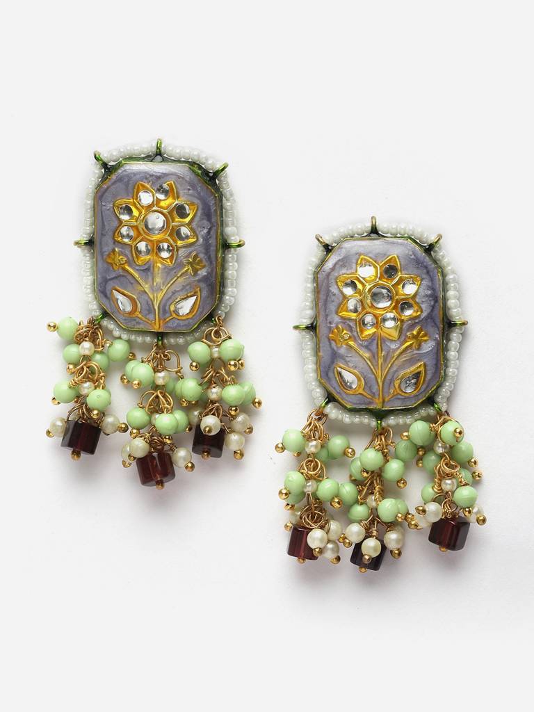 Neela Daaman Drop Earring : DGED23081