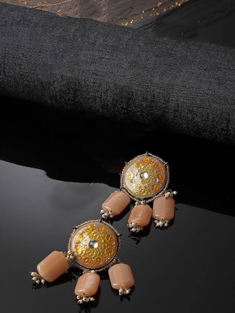 Misty Moonstone Drop Earring : DGED23112