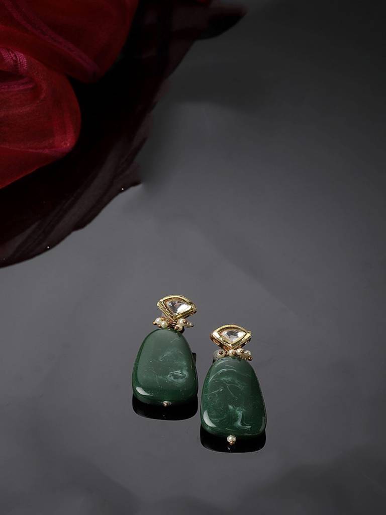 Saffron Drop Earring : DGED23120