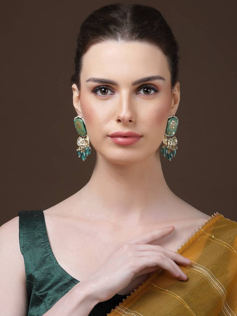 Neela Phirki Drop Earring : DGED24001