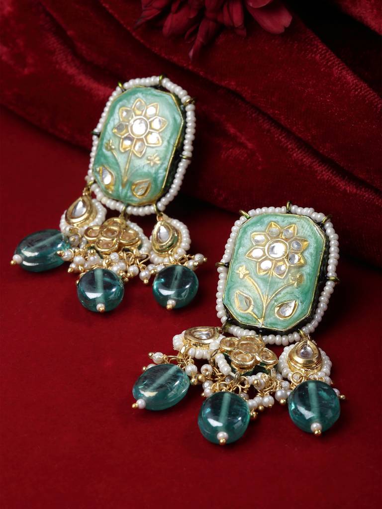 Neela Phirki Drop Earring : DGED24001