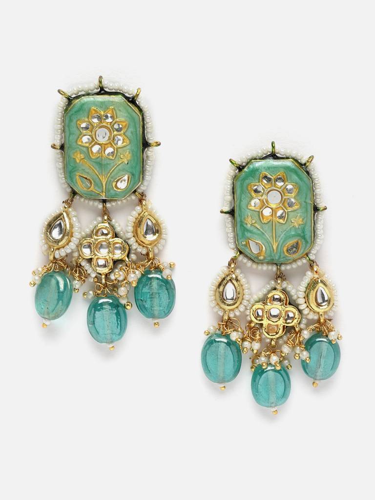 Neela Phirki Drop Earring : DGED24001
