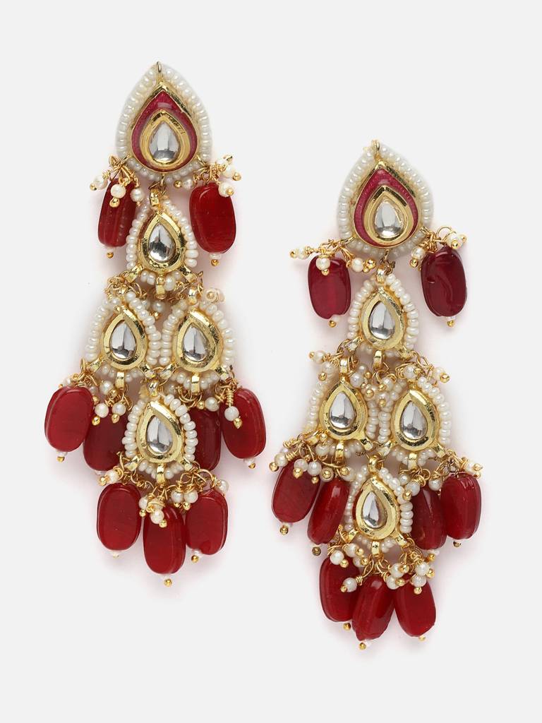 Aabshaar Aag Drop Earring : DGED24008