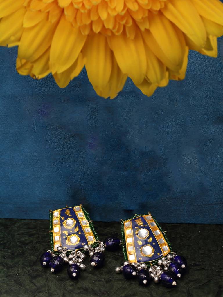 Neela Anarkali Drop Earring : DGED24014