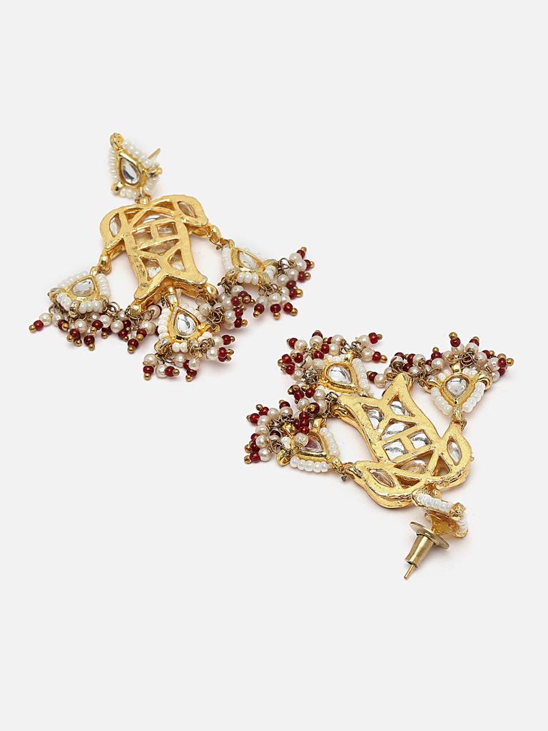 Surkh Shaan Drop Earring : DGED24019