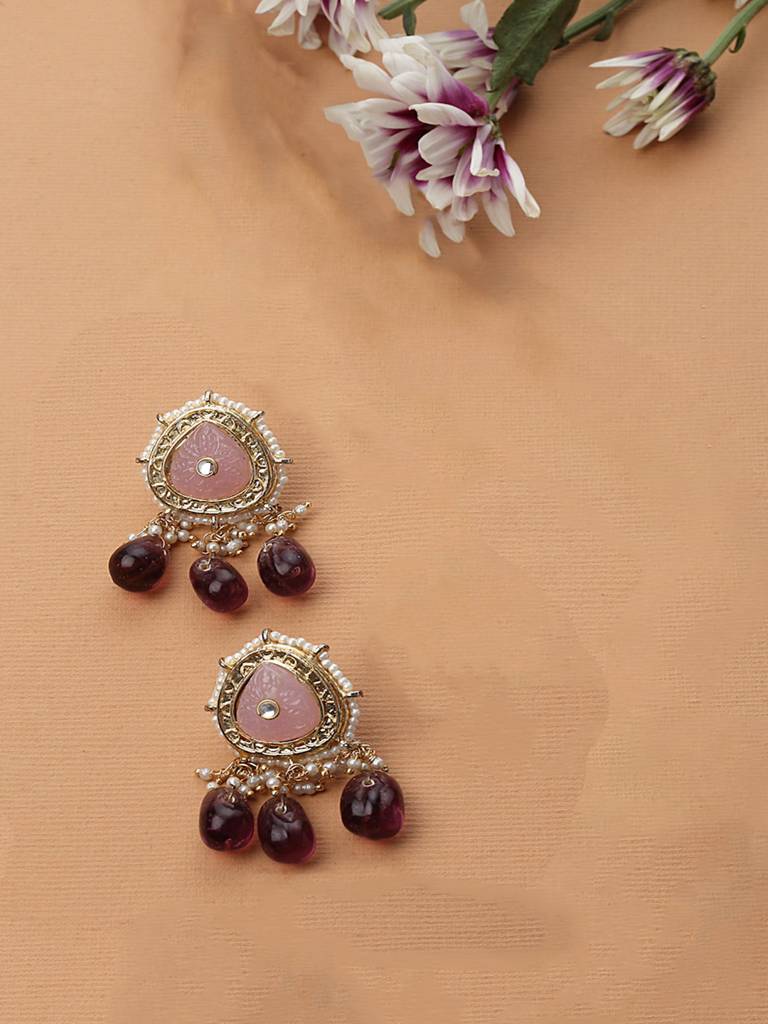 Coral Drop Earring : DGED24020