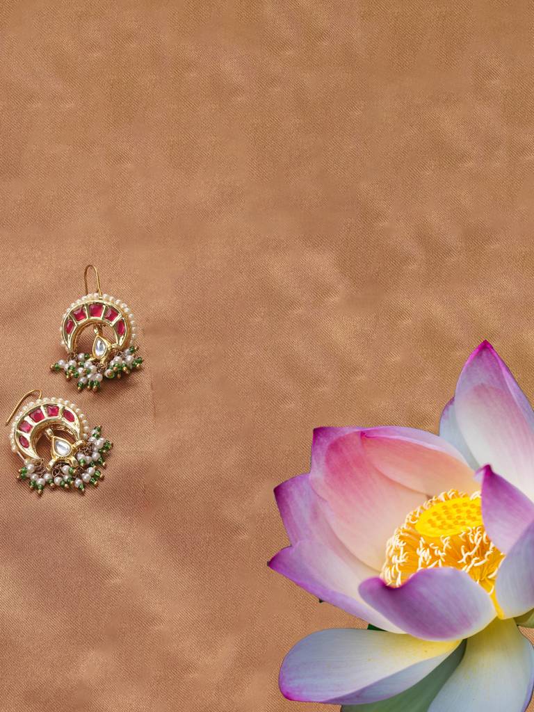 Laal Laal Drop Earring : DGED24024