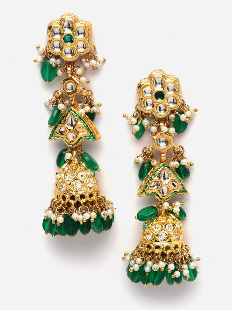 Pear Jhumka Earring : DGEJ23027