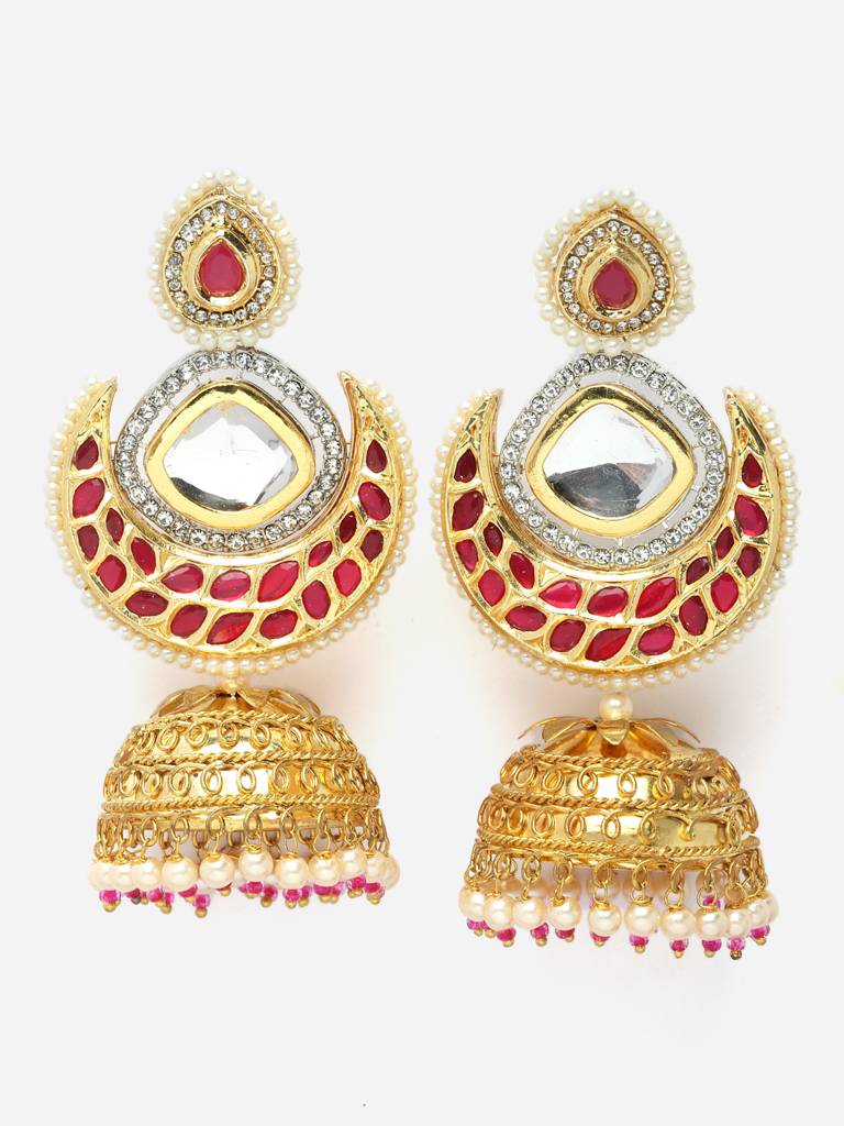 Hibiscus Haze Jhumka Earring : DGEJ23028