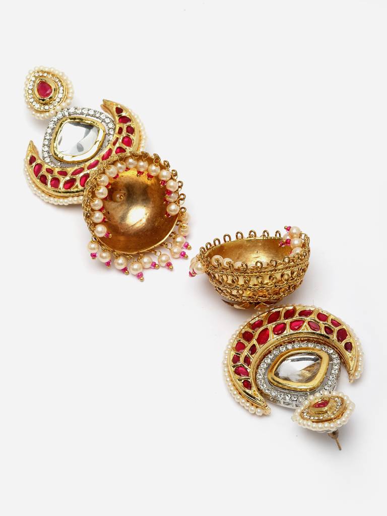 Hibiscus Haze Jhumka Earring : DGEJ23028