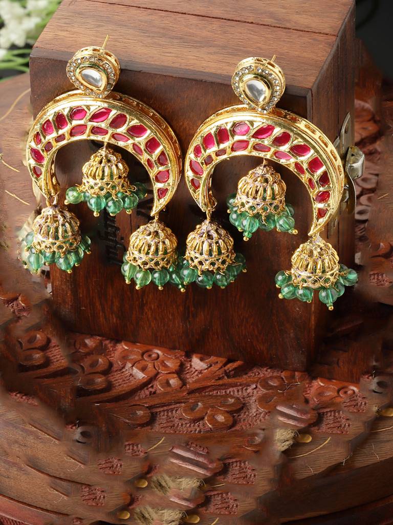 Lava Luminance Jhumka Earring : DGEJ23029