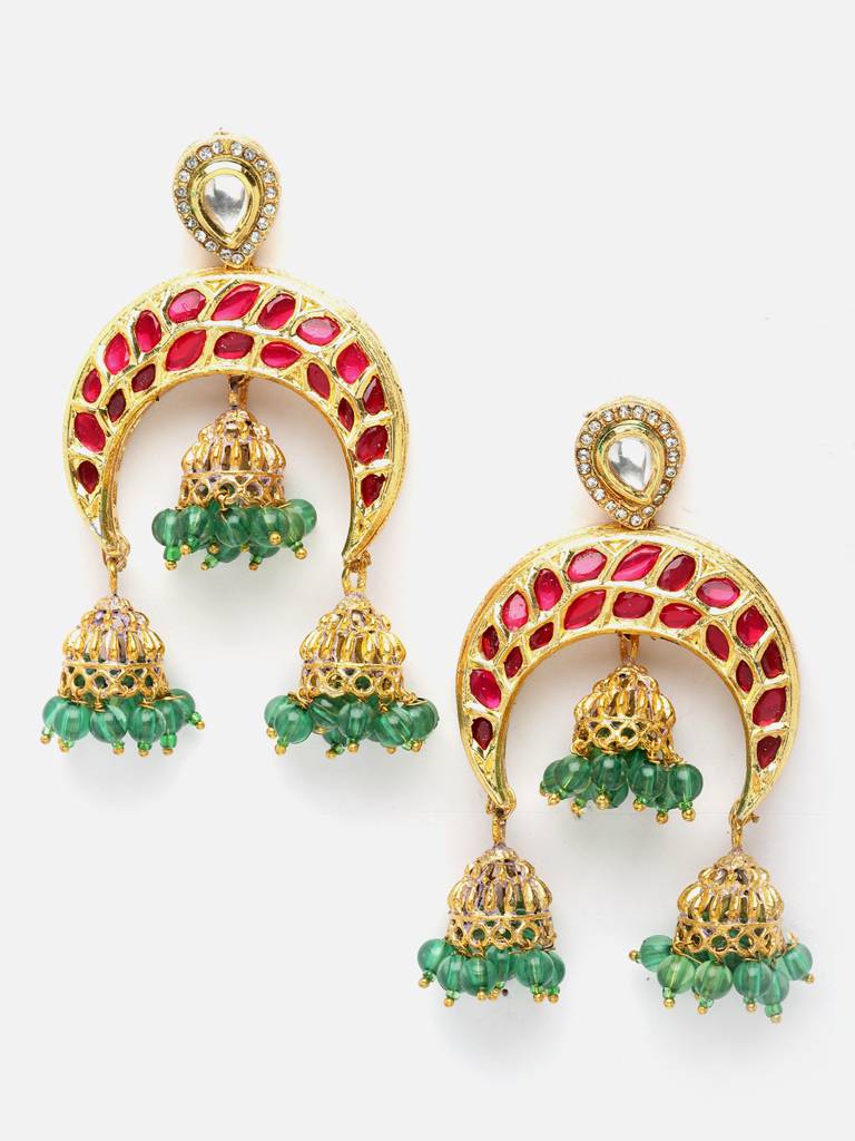 Lava Luminance Jhumka Earring : DGEJ23029
