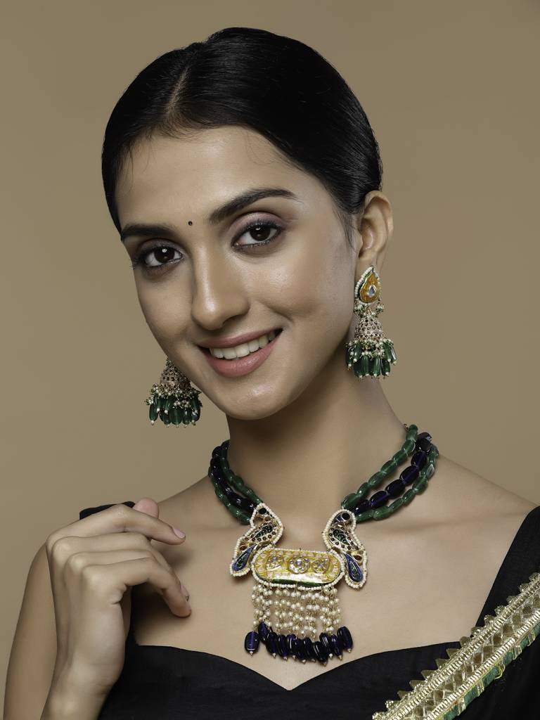 Glimmer Jhumka Earring : DGEJ23037