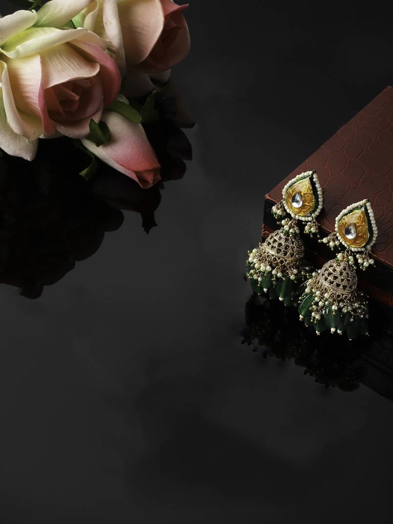 Glimmer Jhumka Earring : DGEJ23037