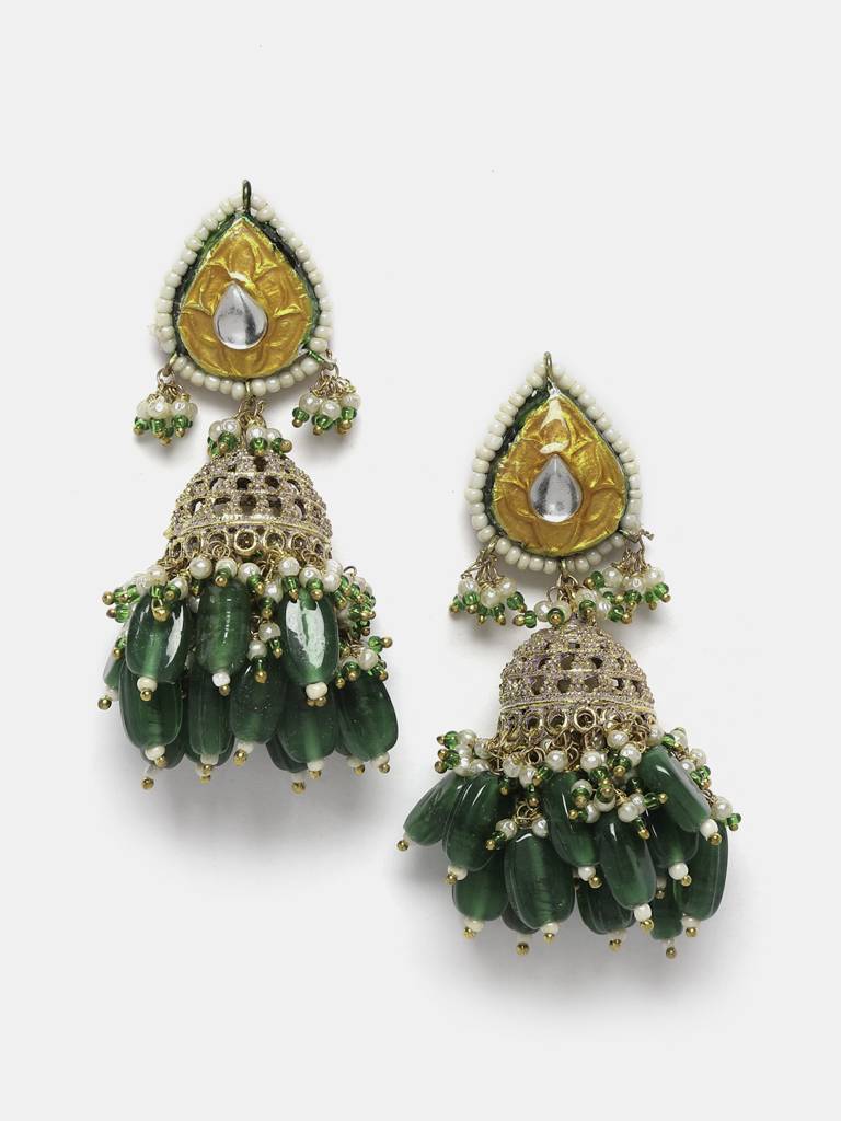 Glimmer Jhumka Earring : DGEJ23037