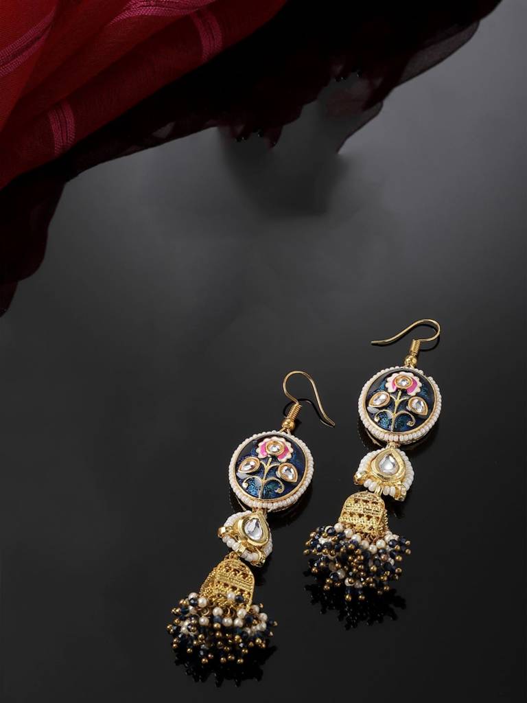 Neela Mousam Jhumka Earring : DGEJ23042