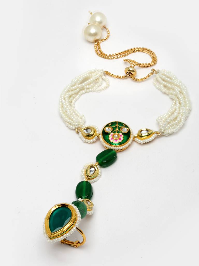 Prairie Hath Phool Hand Jewellery : DGH1H23001
