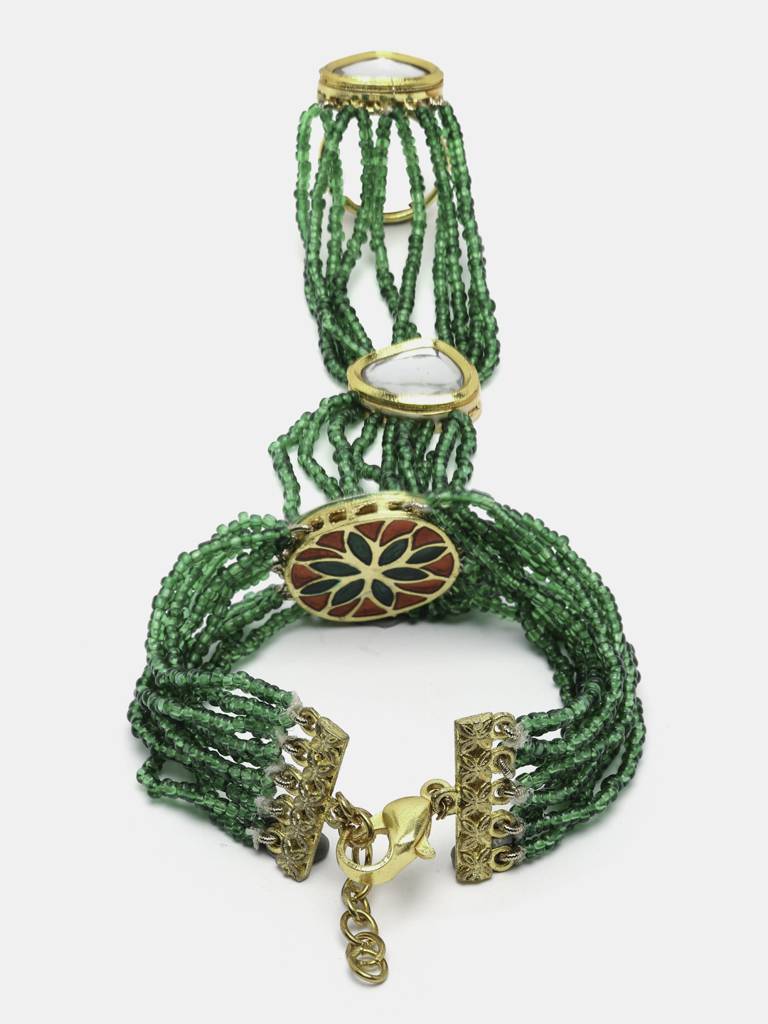 Parrot Hath Phool Hand Jewellery : DGH1H23002