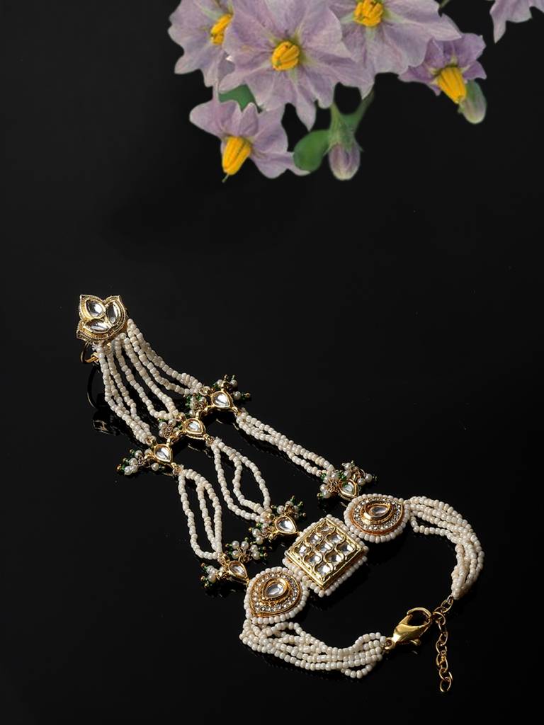 Ocean Hath Phool Hand Jewellery : DGH1H23006