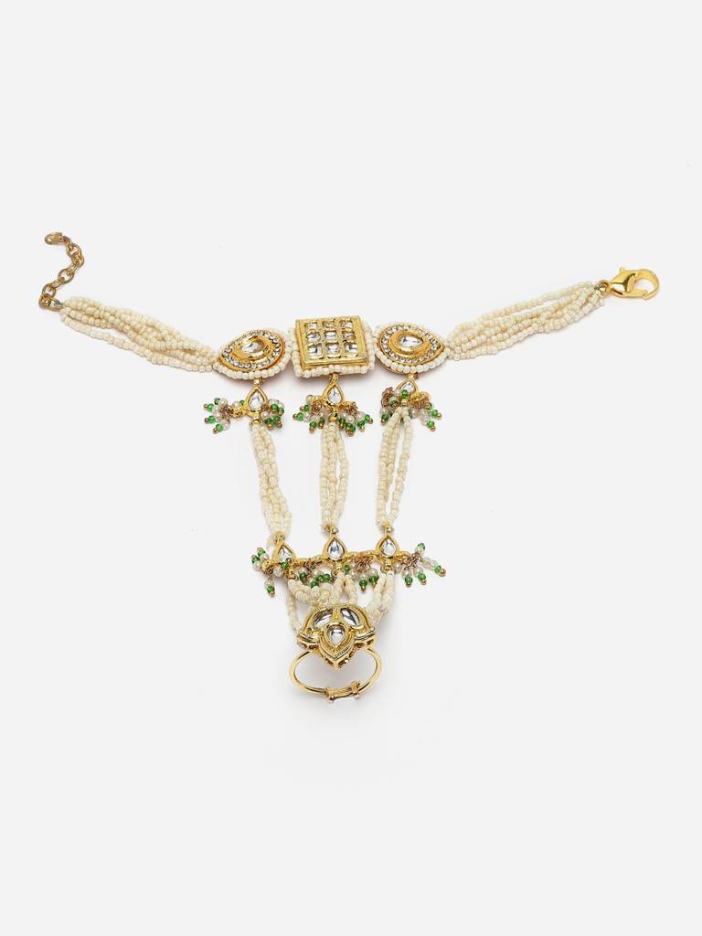 Ocean Hath Phool Hand Jewellery : DGH1H23006