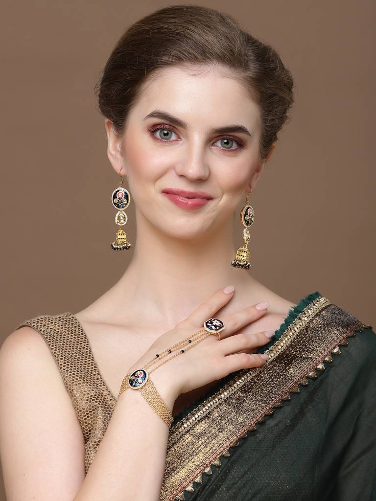 Neel Bagh Hath Phool Hand Jewellery : DGH1H23009