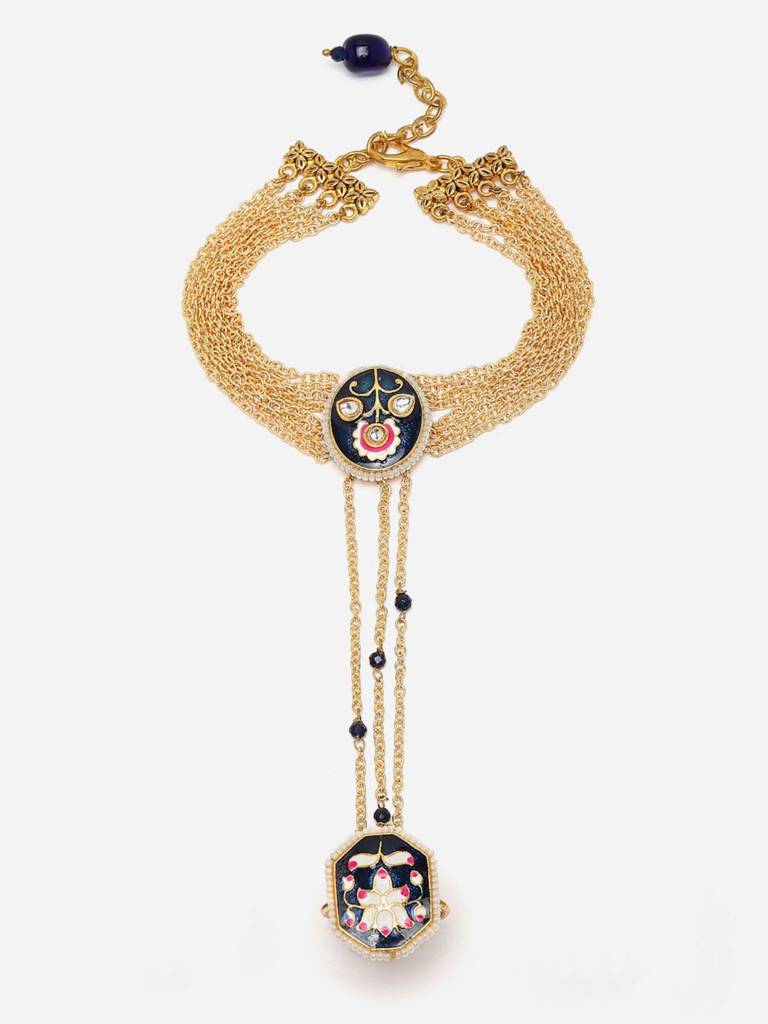 Neel Bagh Hath Phool Hand Jewellery : DGH1H23009