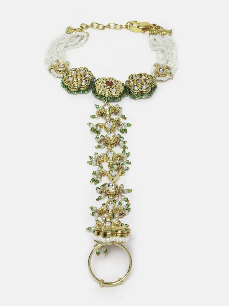Opal Hath Phool Hand Jewellery : DGH1H24001