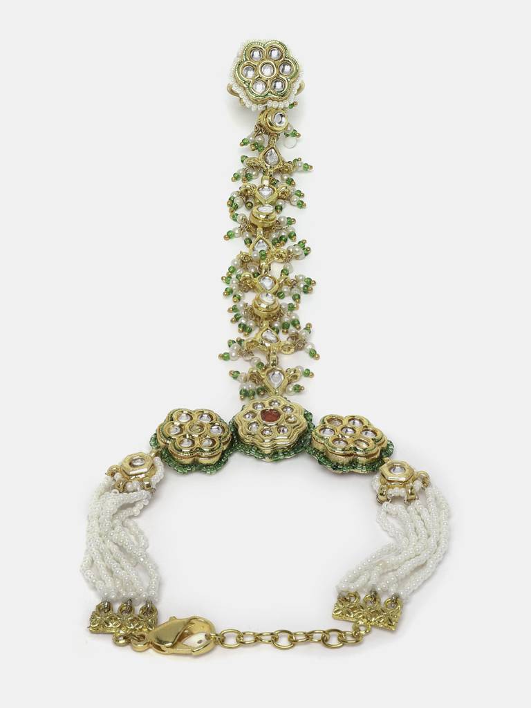 Opal Hath Phool Hand Jewellery : DGH1H24001