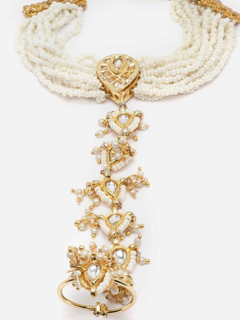 Meringue Hath Phool Hand Jewellery : DGH1H24002