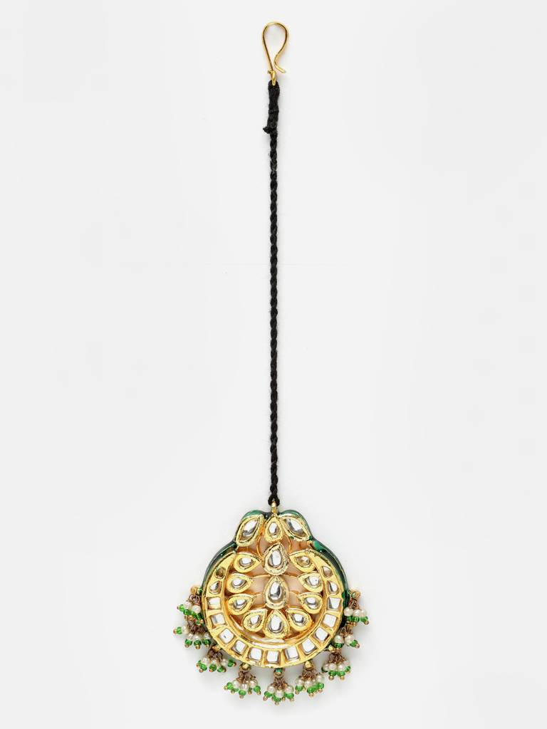Zard Aain  Maang Tikka Hair Jewellery : DGH2M23004