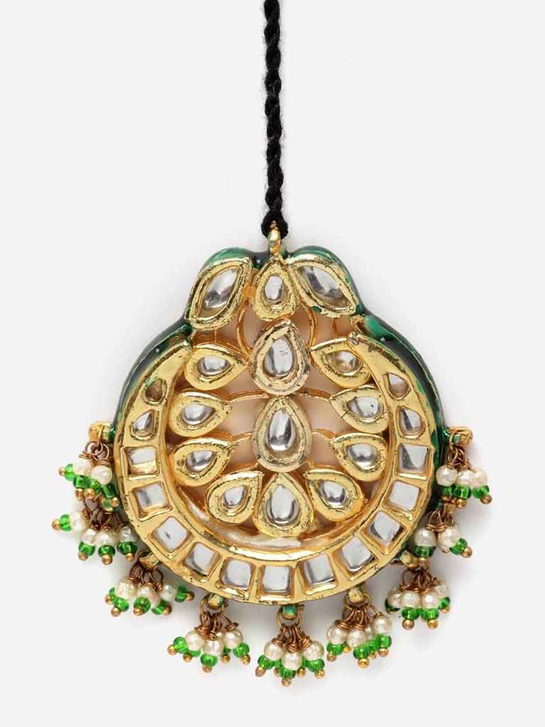 Zard Aain  Maang Tikka Hair Jewellery : DGH2M23004