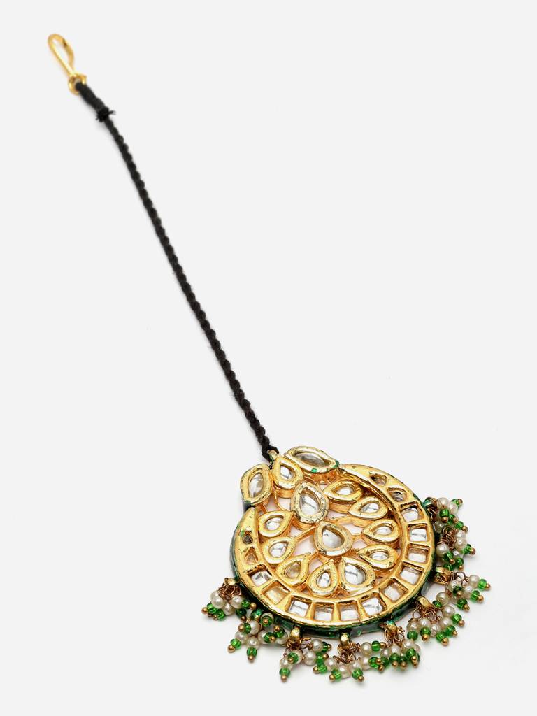 Zard Aain  Maang Tikka Hair Jewellery : DGH2M23004