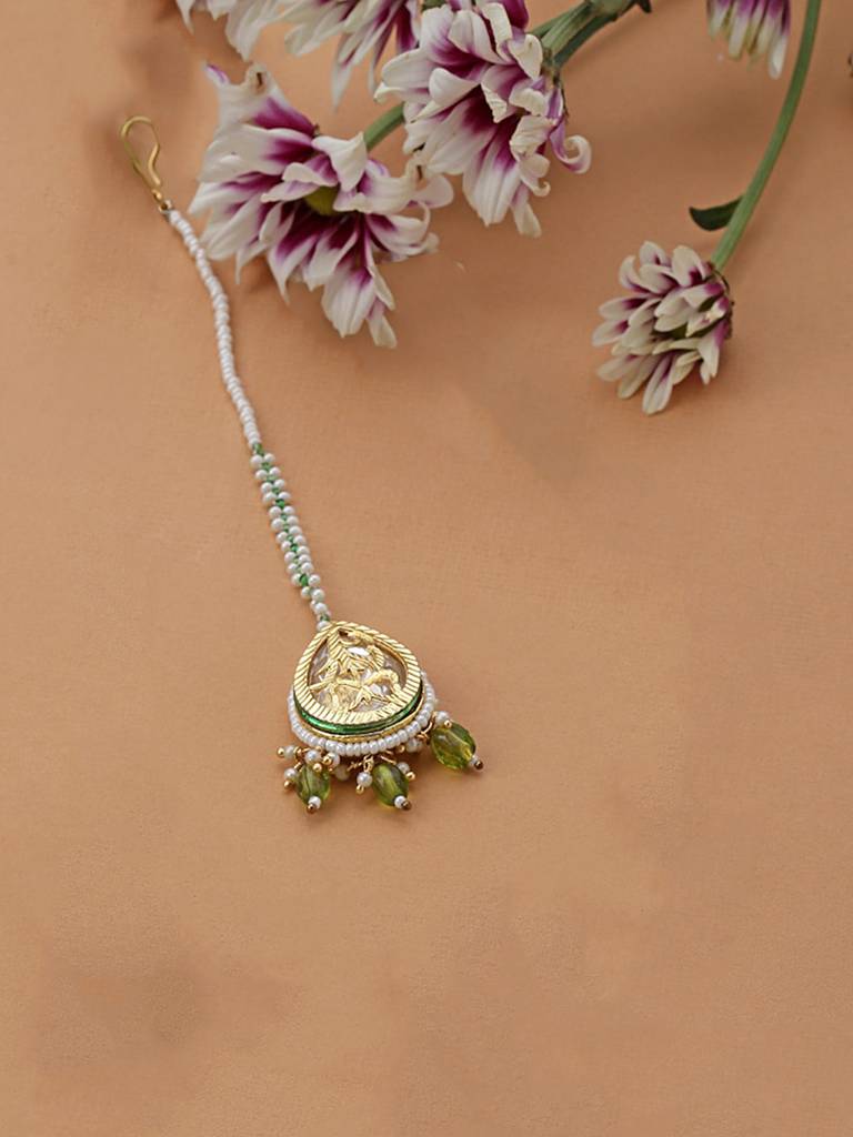 Spruce Maang Tikka Hair Jewellery : DGH2M24003